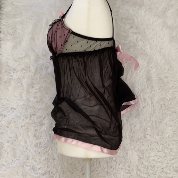 Victoria’s Secret sexy mesh and ribbon babydoll - Picture 4 of 7